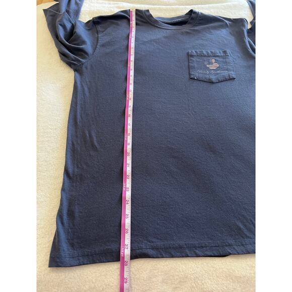 VINTAGE ROWDY GENTLEMEN REAGAN BUSH 84 LONG SLEEVE NAVY TEE - Picture 6 of 6